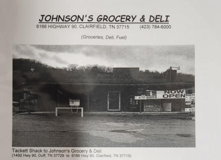 a picture of johnson's grocery & deli