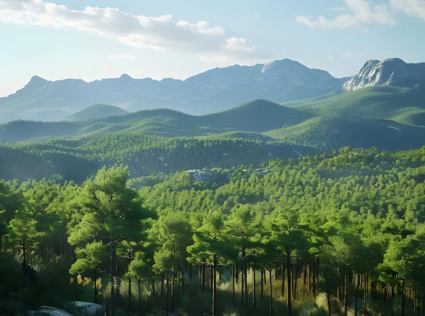 a picture of the Cumberland Mountain Range